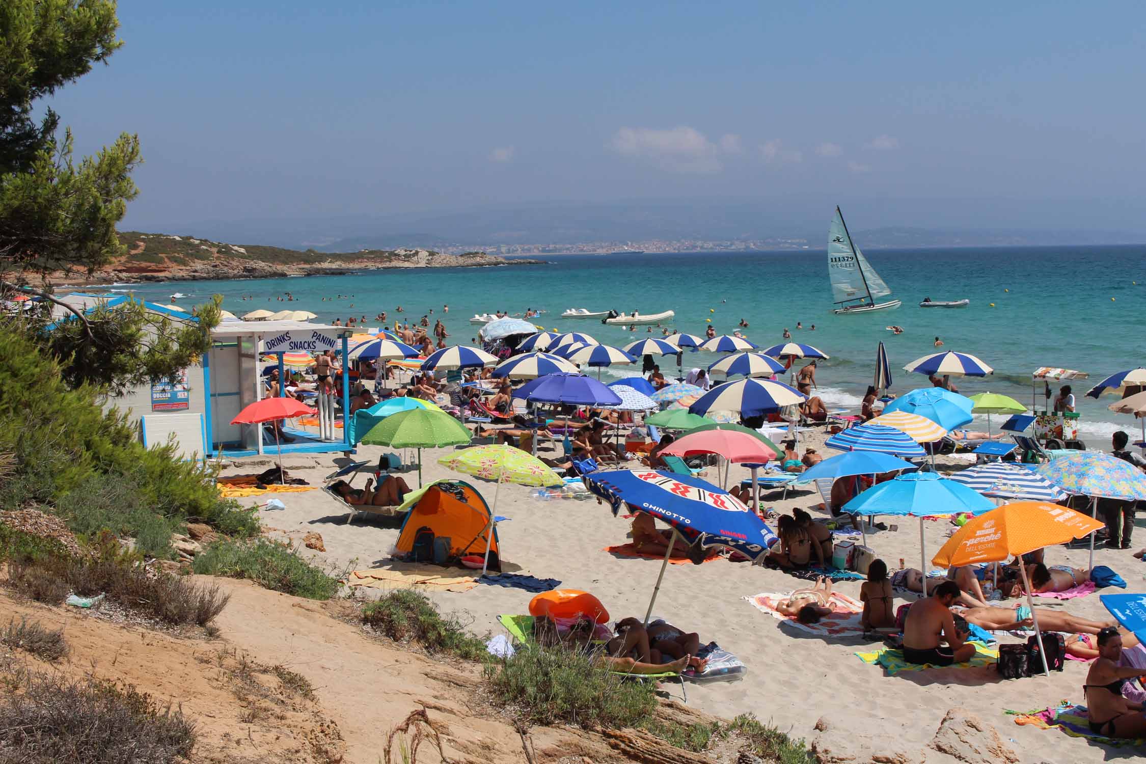 Sardaigne, plage de la Bombarde