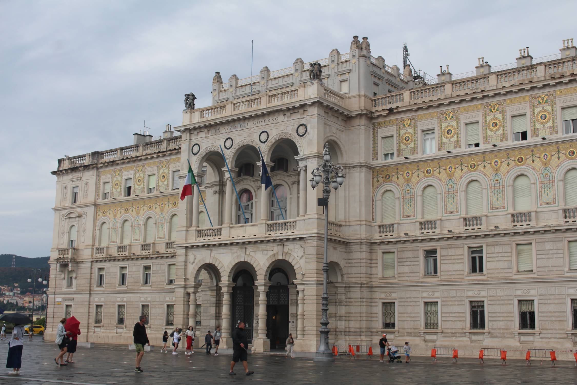 Triestre, Piazza Grande, palais du Gouverneur