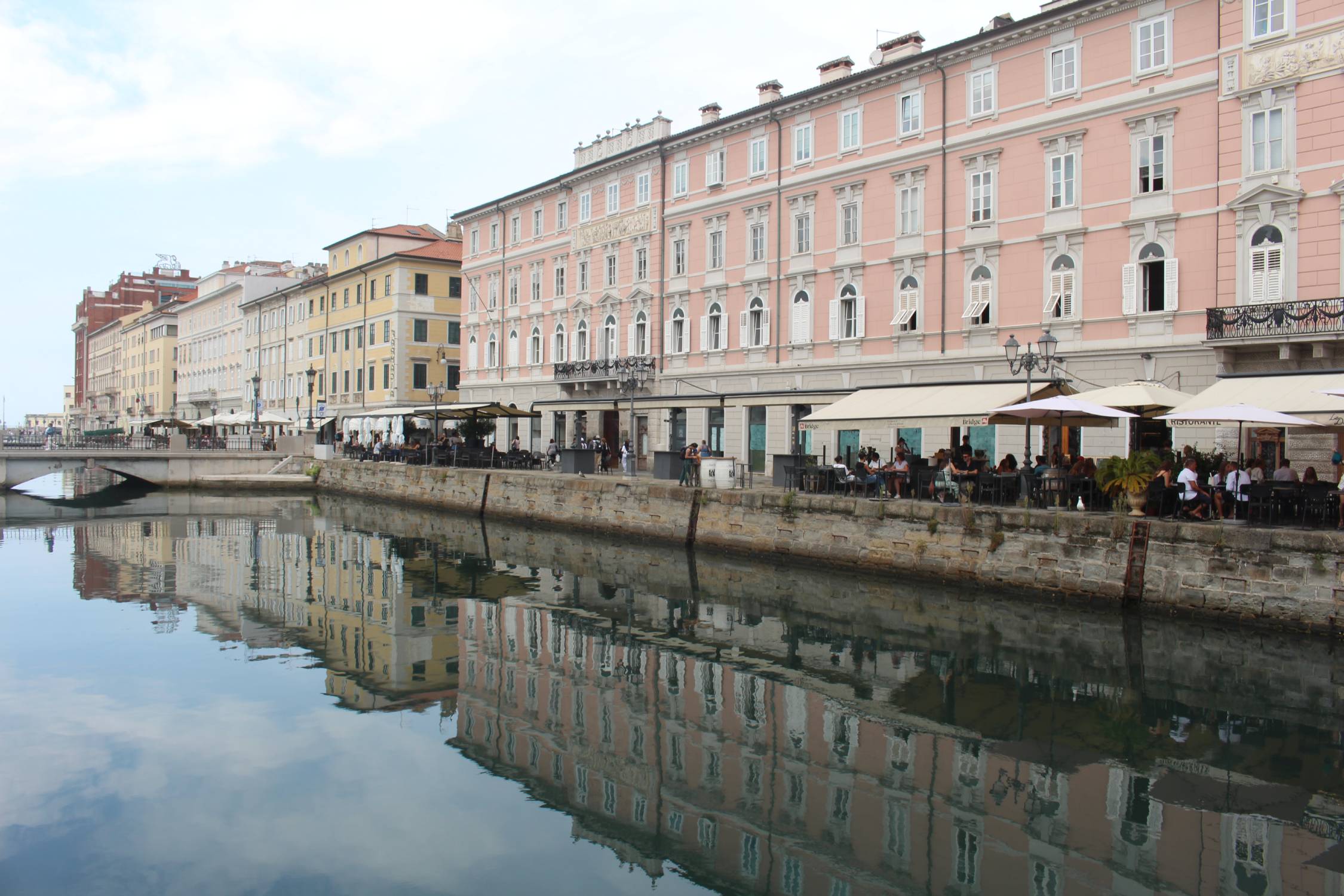 Triestre, Grand Canal, reflets
