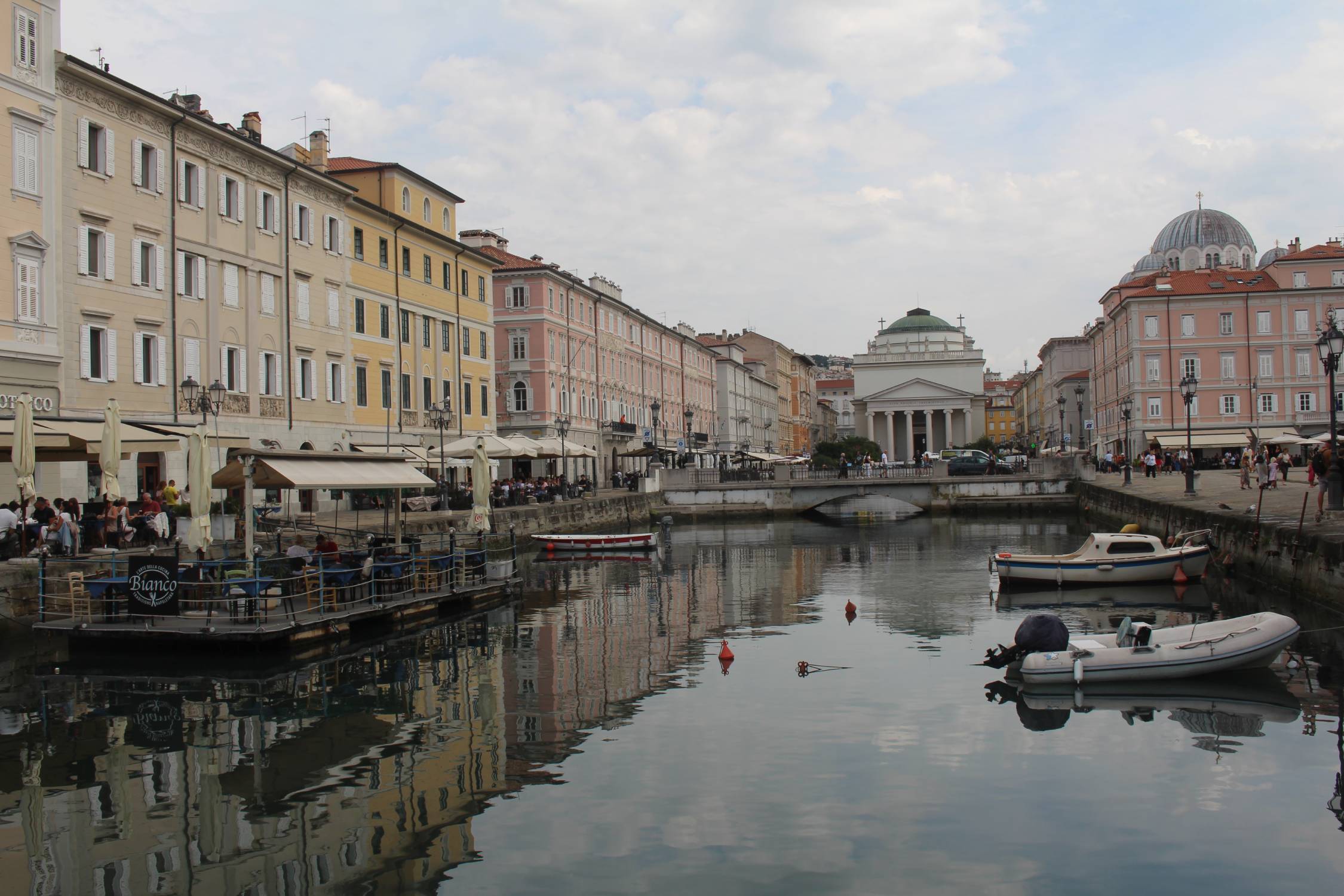 Triestre, Grand Canal, panorama