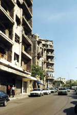 Beyrouth, ligne de d&eacute;marcation