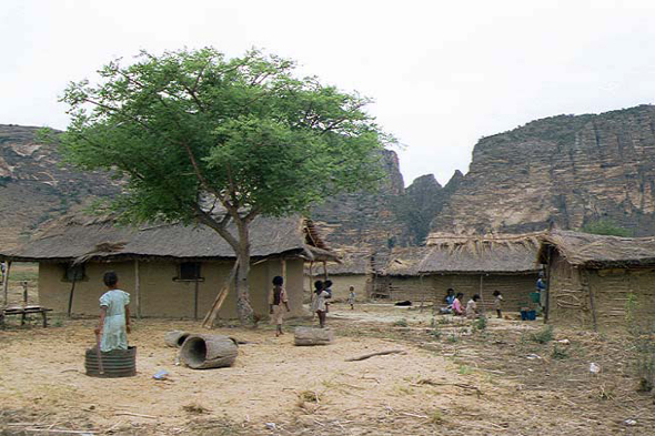 Madagascar, village malgache