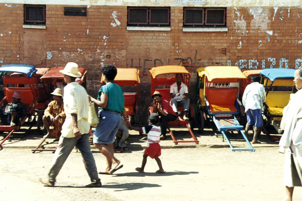 Antsirabe, pousse-pousse