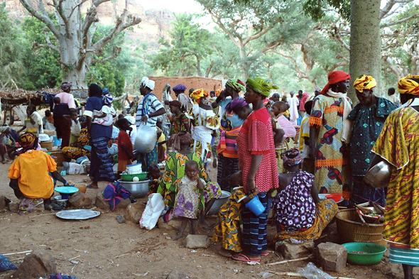 Pays Dogon, marché de Guimini