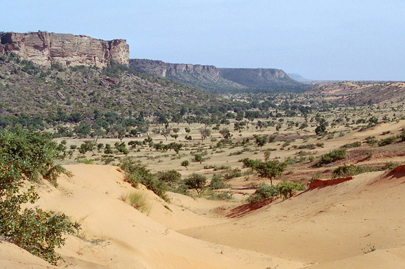 Paysage, falaise de Bandiagara