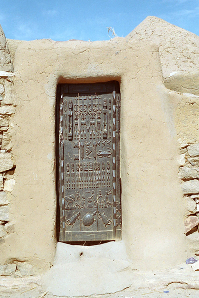 Pays Dogon, Sangha, porte Dogon