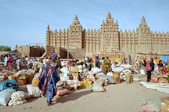 Grande mosquée de Djenné, marché