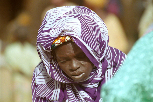 Malienne, marché de Djenné