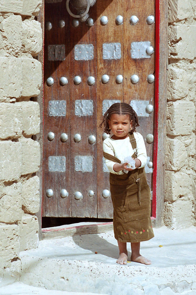 Tombouctou, porte, enfant