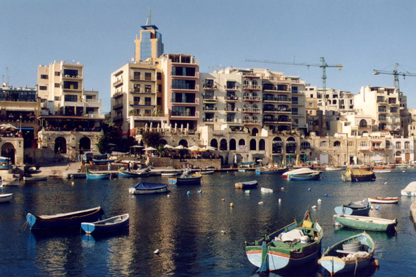Malte, Saint-Julian's, port