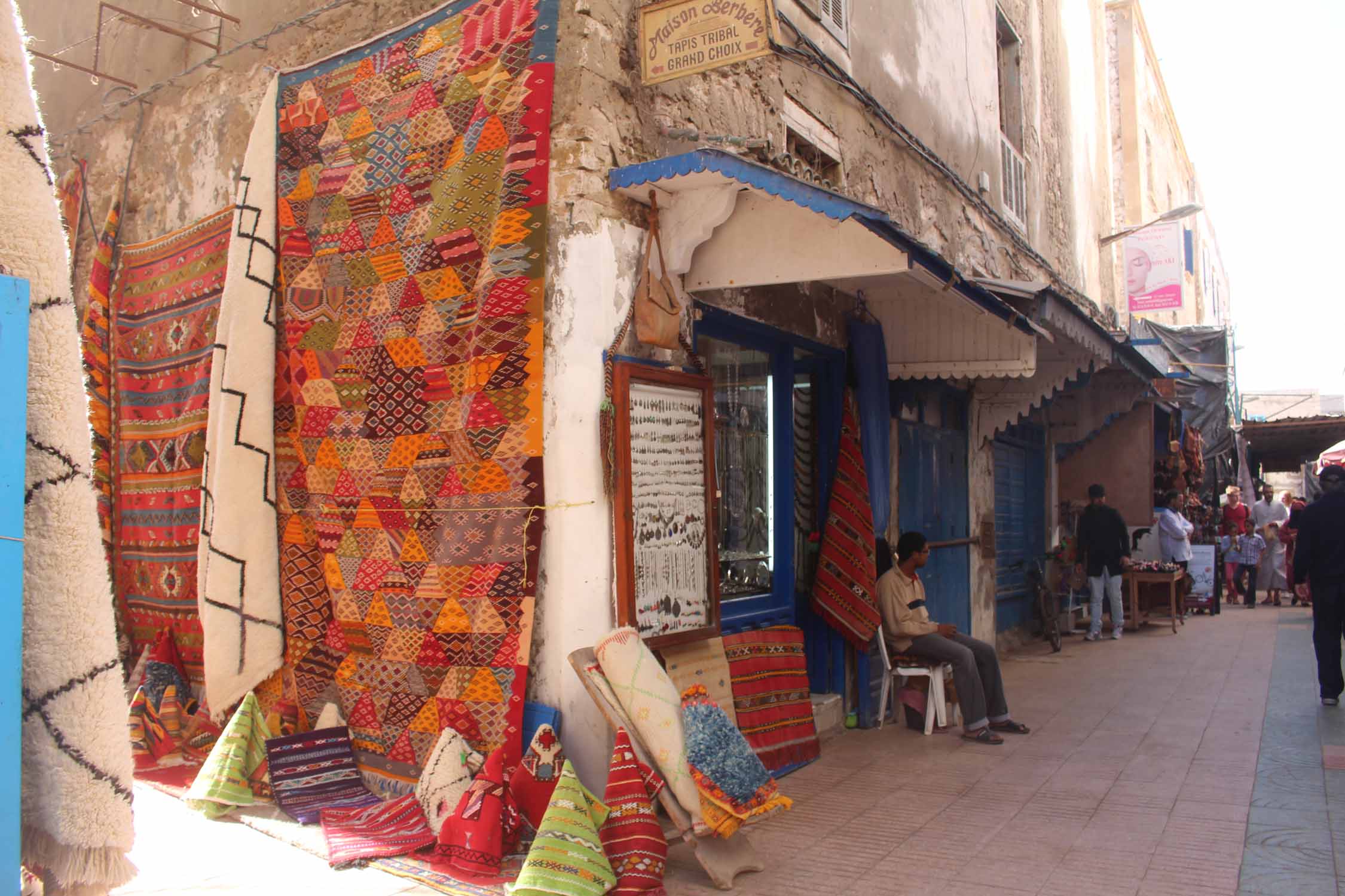 Essaouira, souk, tapis
