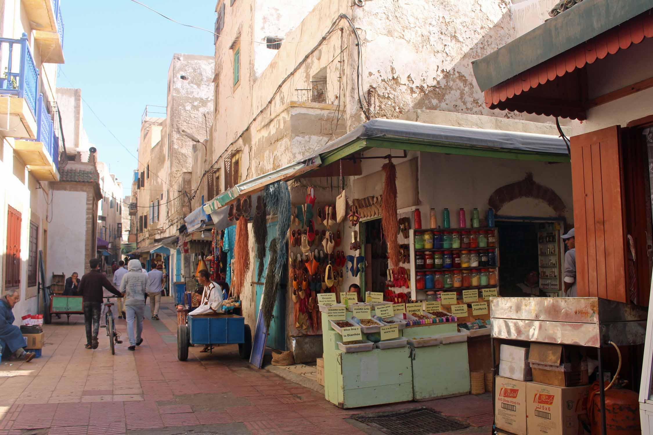 Essaouira, souk, marchands