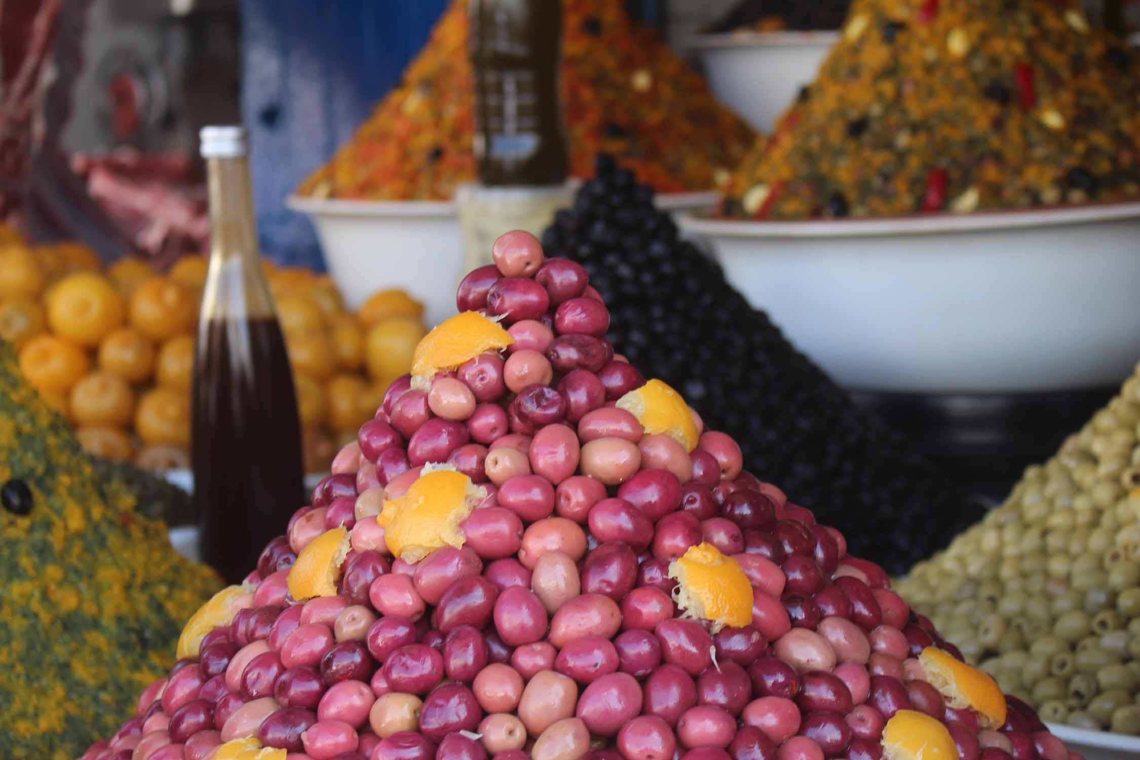 Essaouira, souk, olives