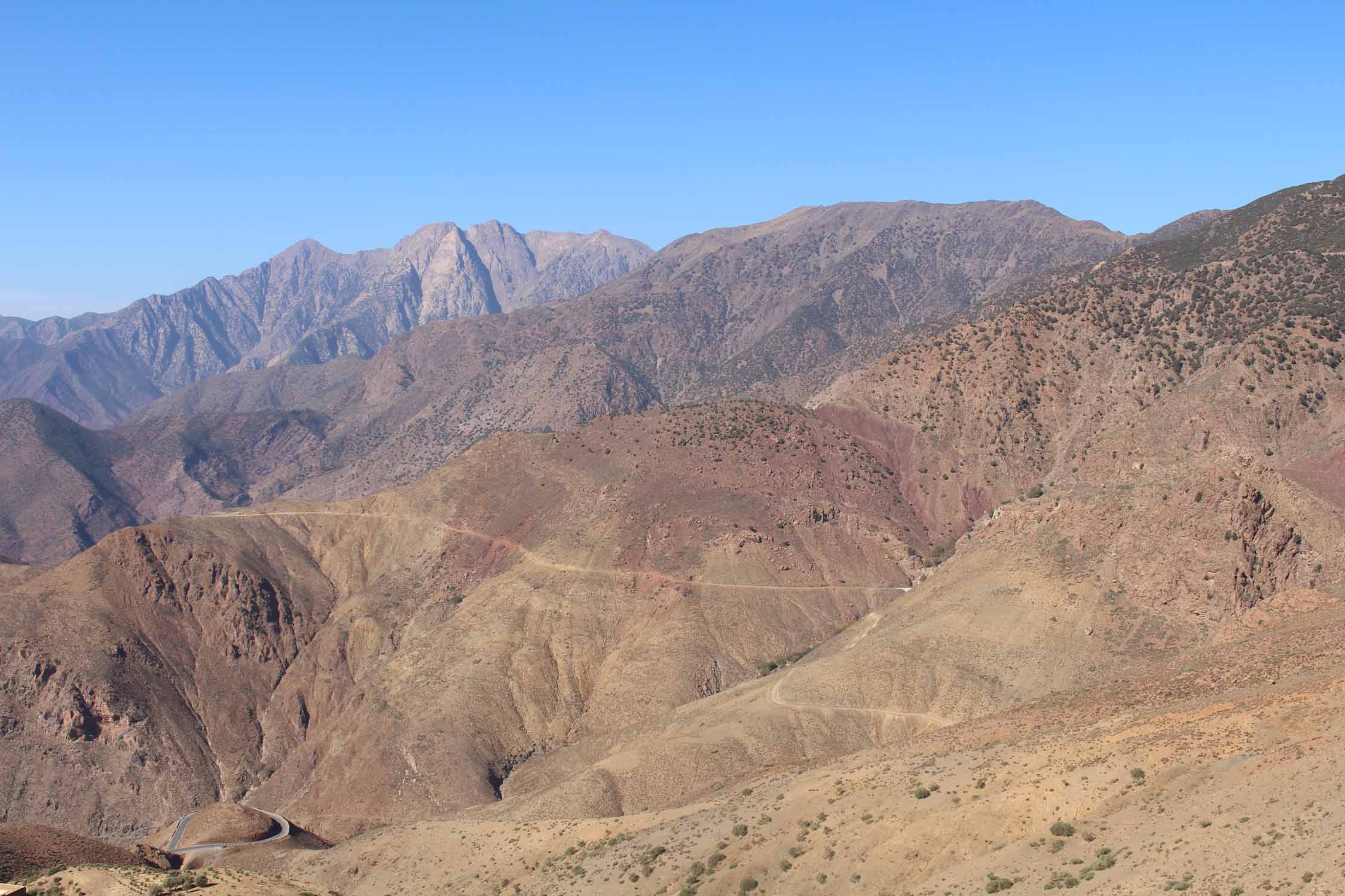 Maroc, col Tizi-n-Test, paysage