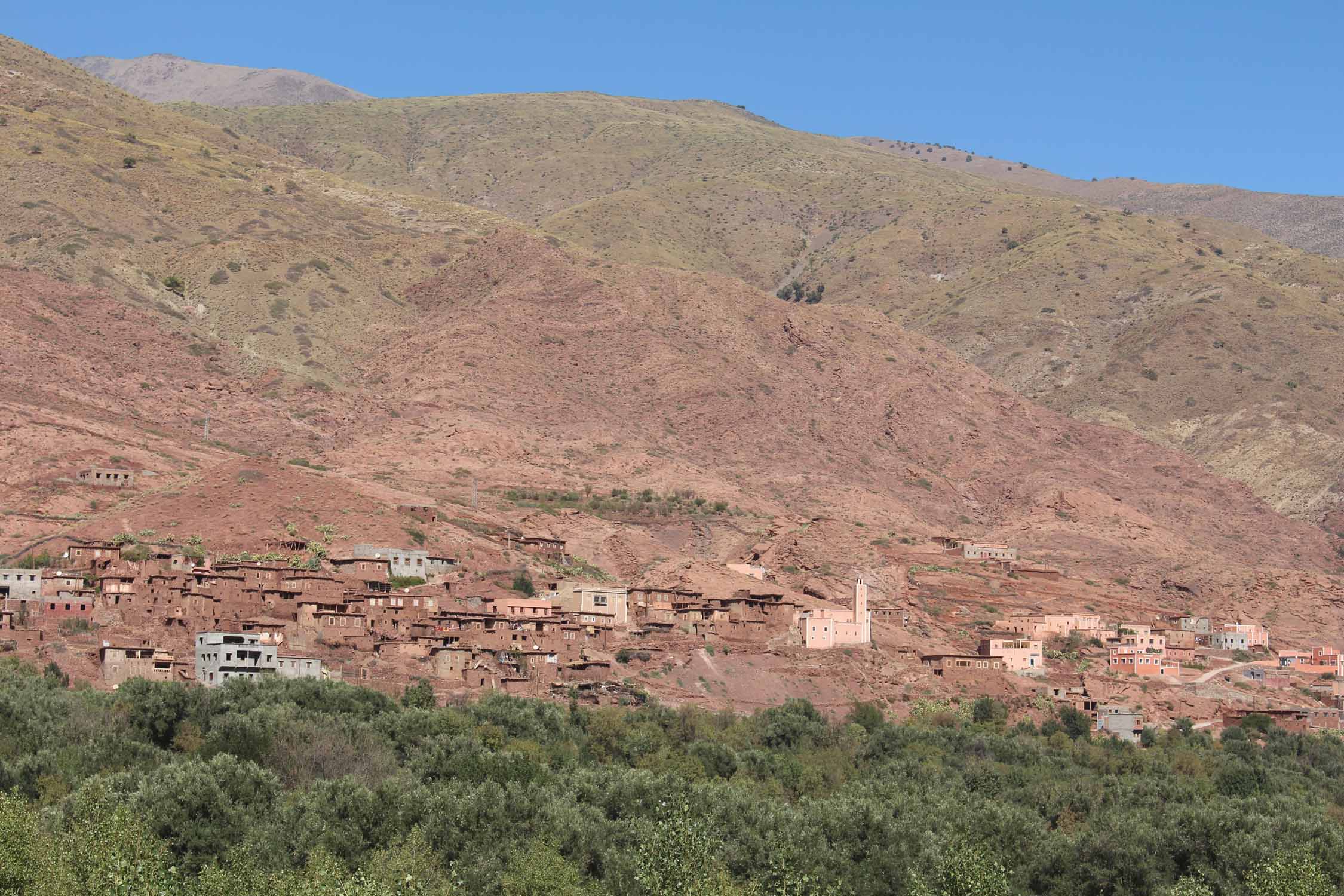 Village de Tinmel, paysage