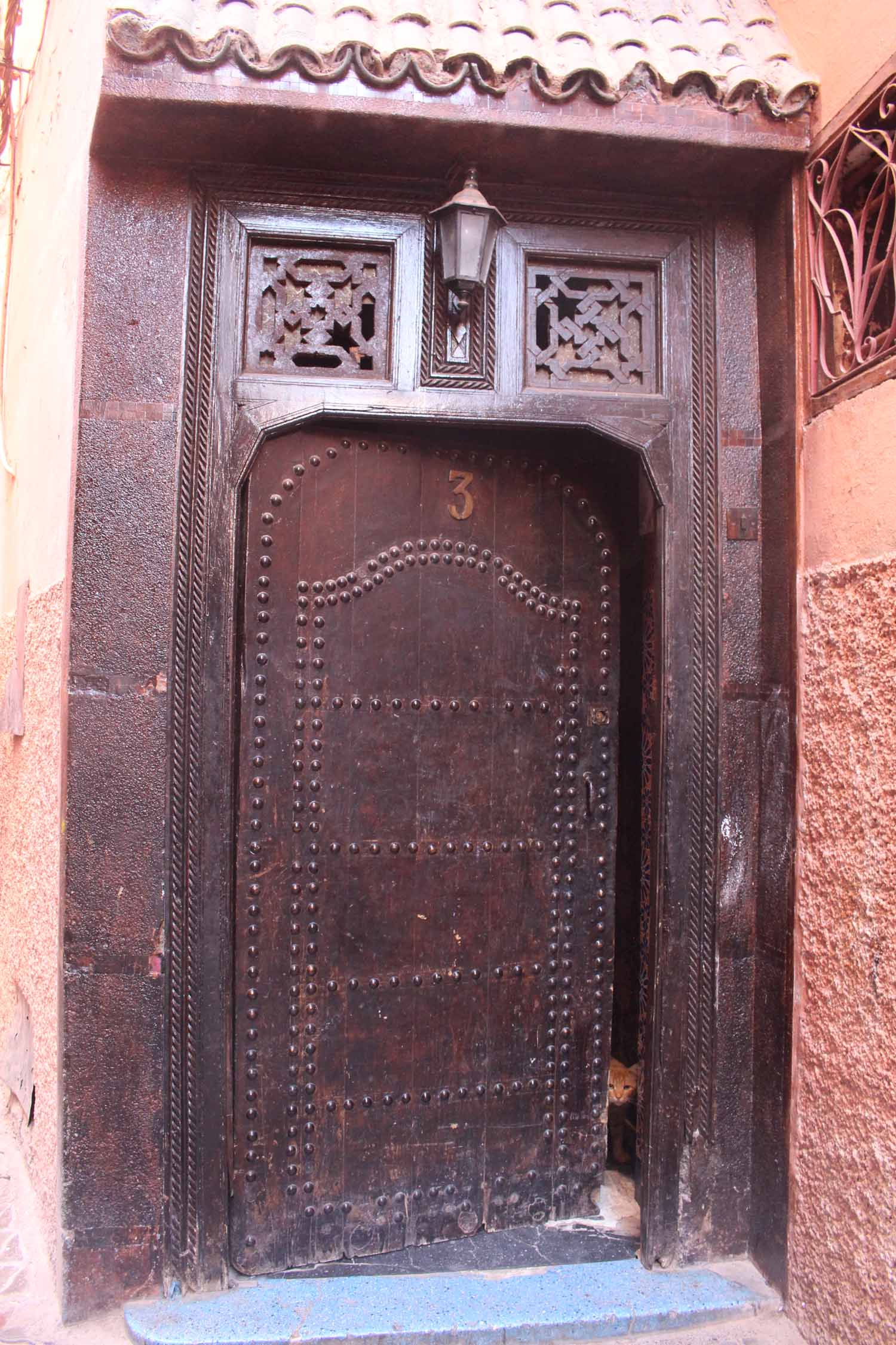 Marrakech, porte typique