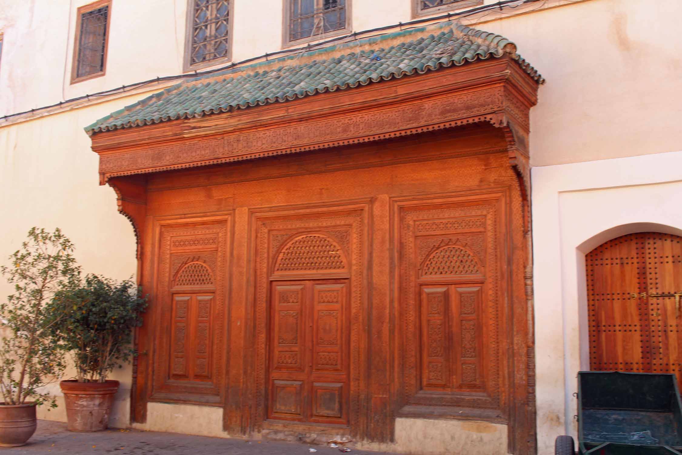 Marrakech, Dar el Bacha, porte