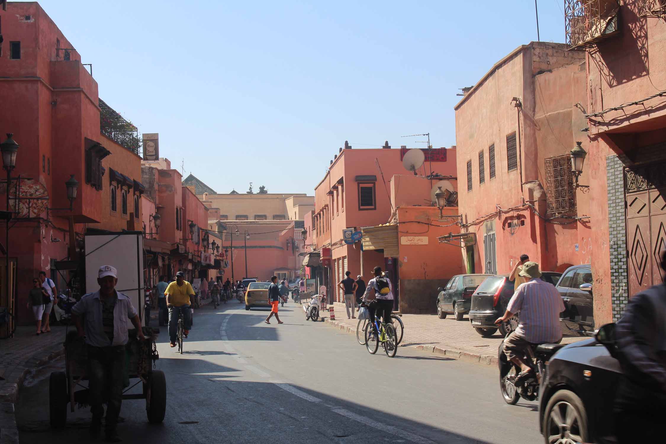 Marrakech, avenue el Glaoui