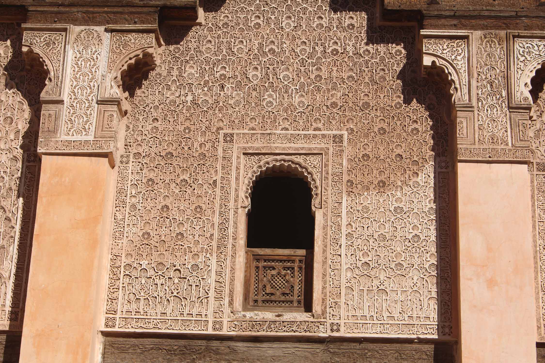 Marrakech, medersa Ben Youssef, façade