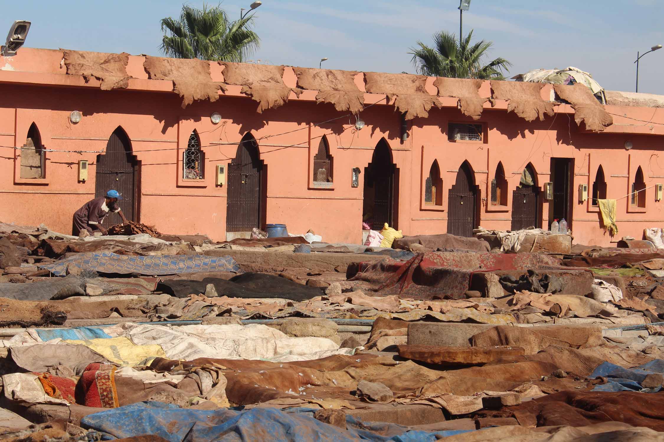 Marrakech, quartier des tanneurs