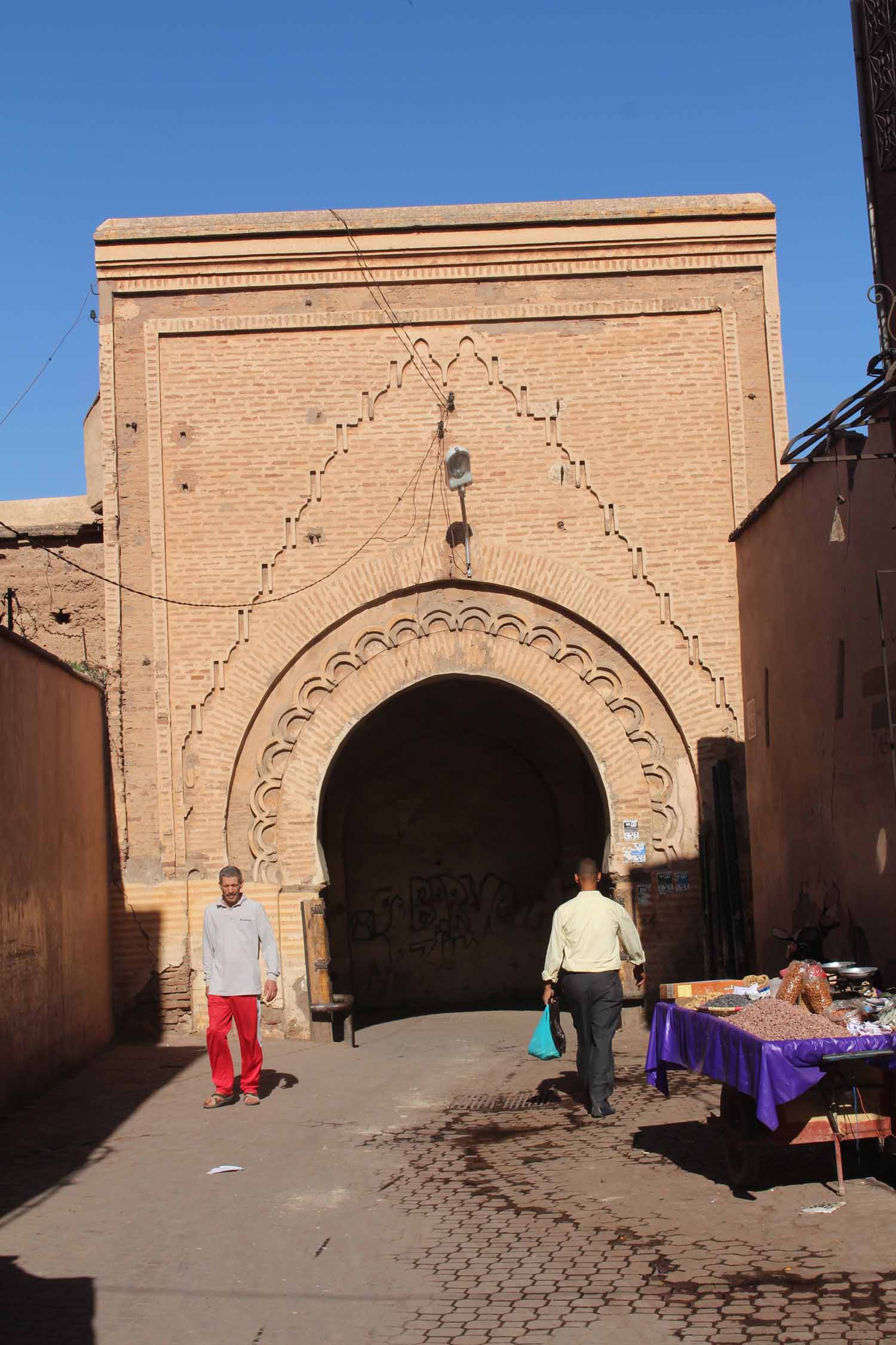 Marrakech, porte Bab el Debbagh