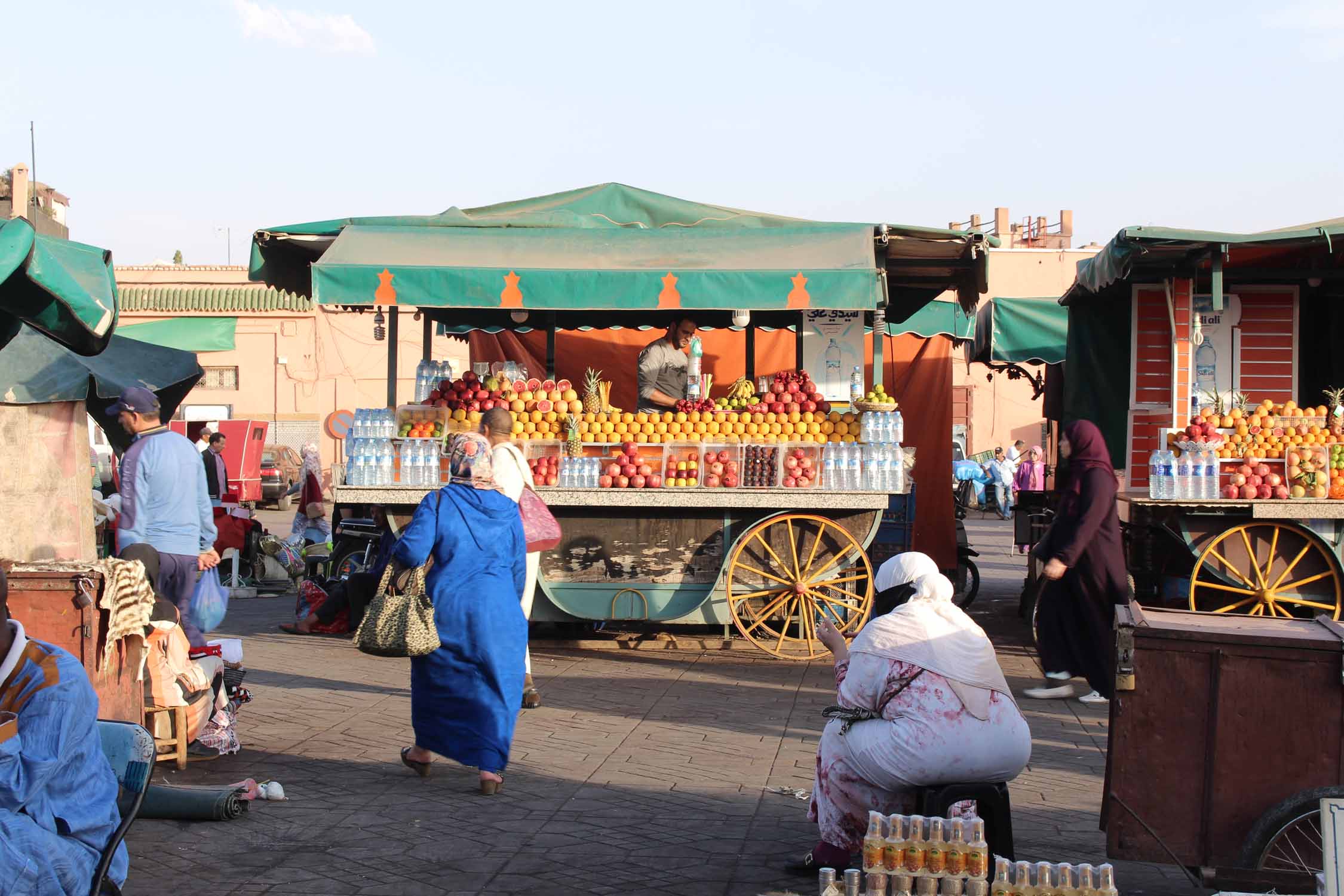 Marrakech, place Jemaa el Fna, oranges