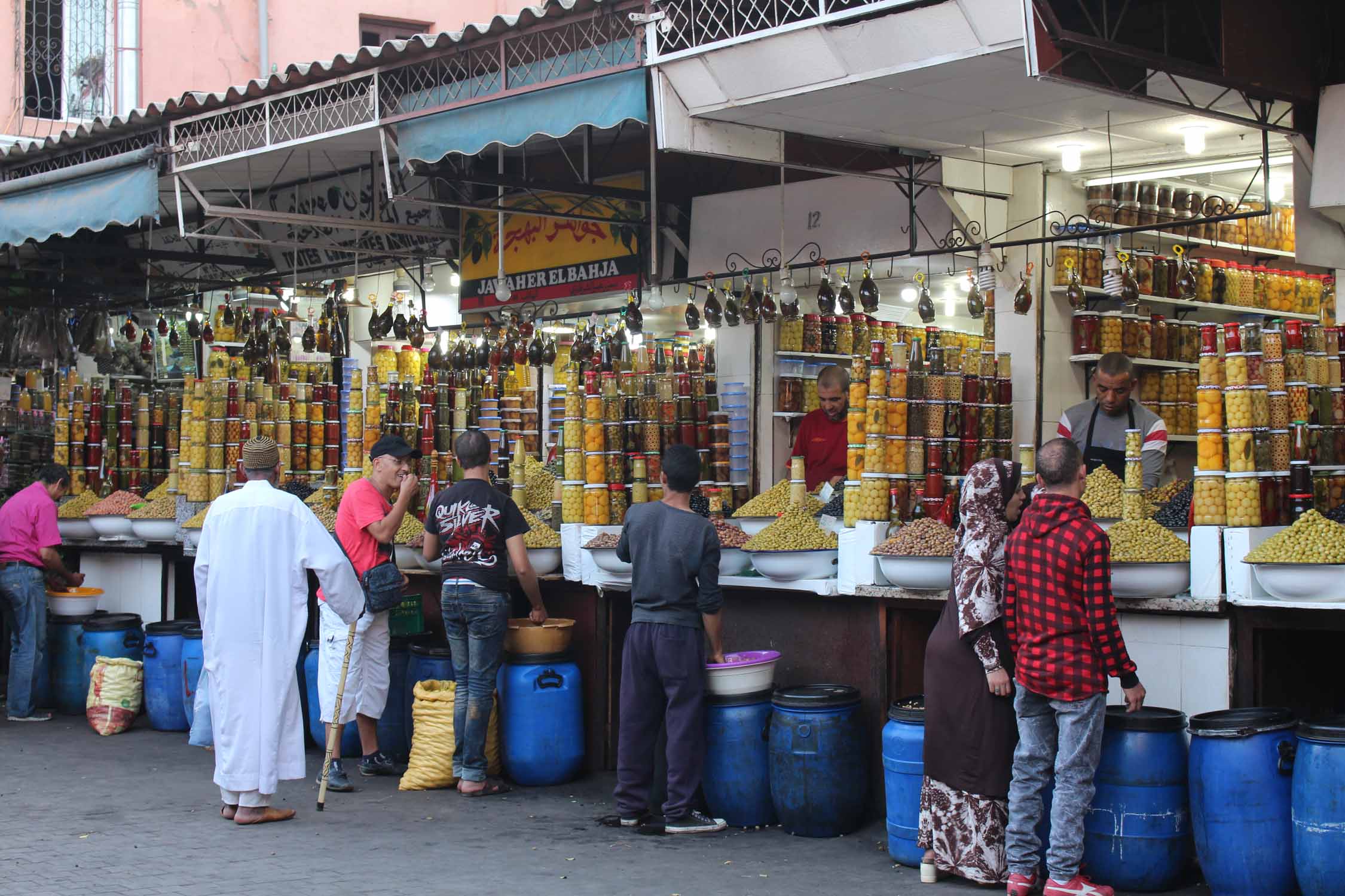 Marrakech, souk ,olives