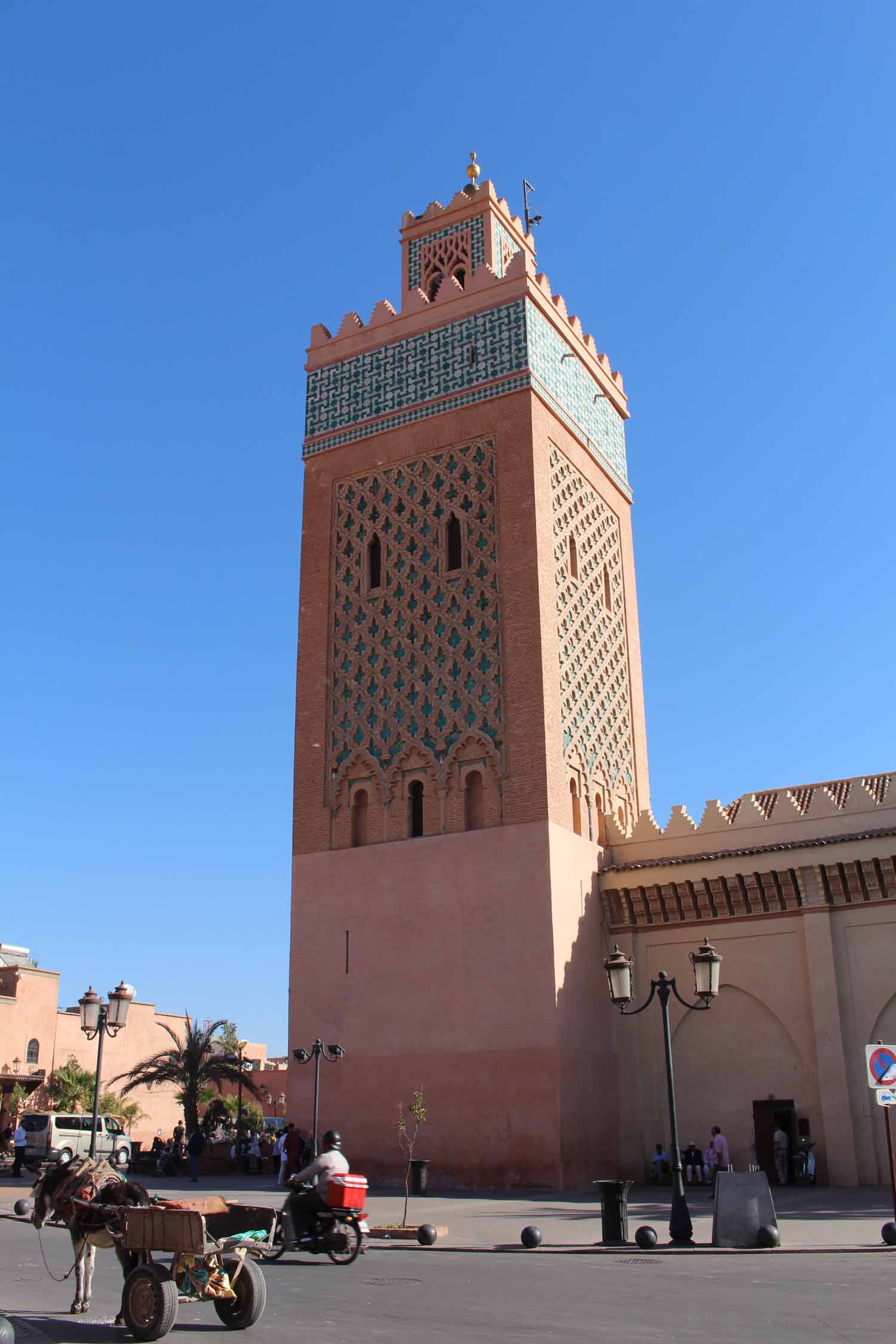 Marrakech, mosquée Moulay el Yazid, minaret