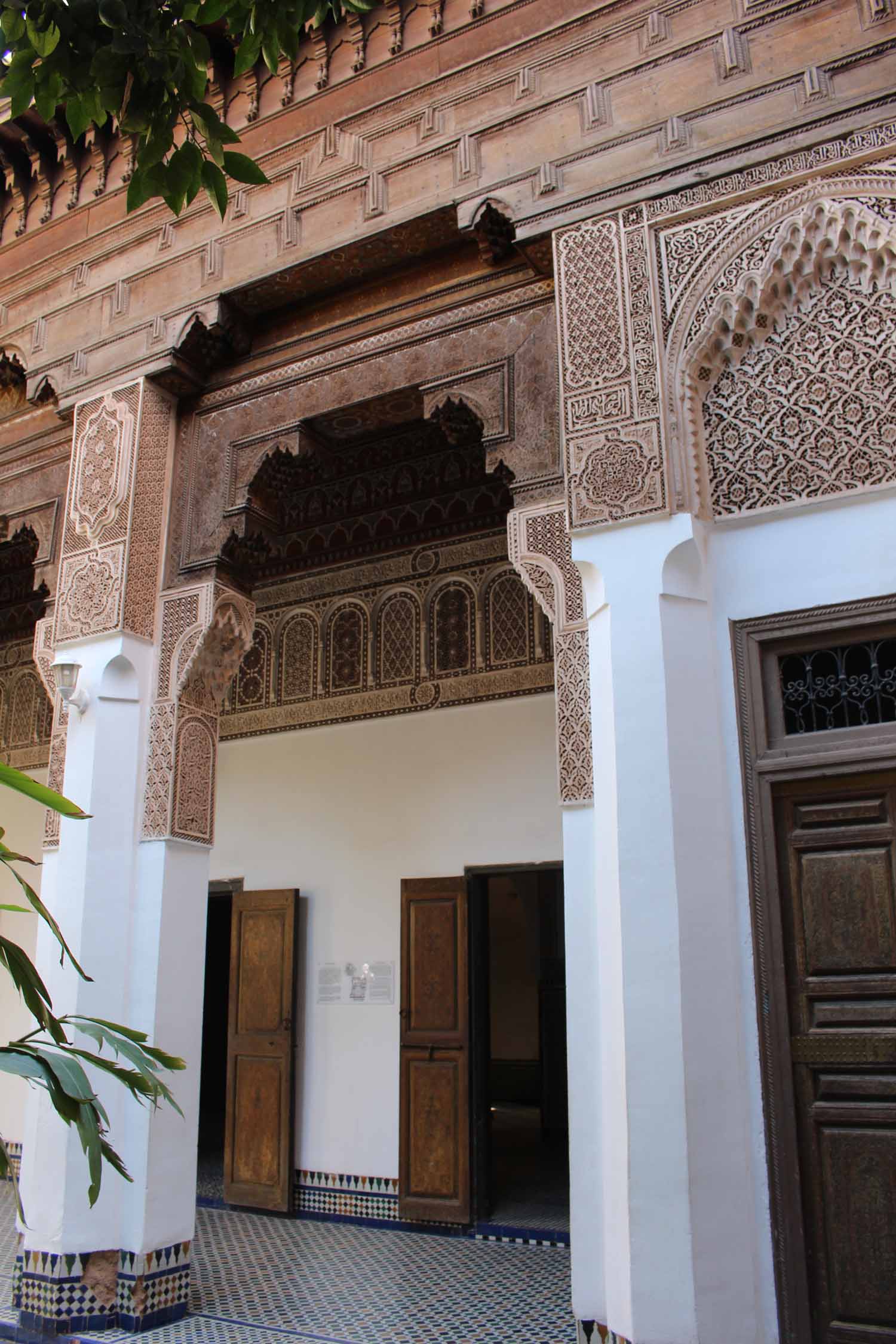Marrakech, palais de La Bahia