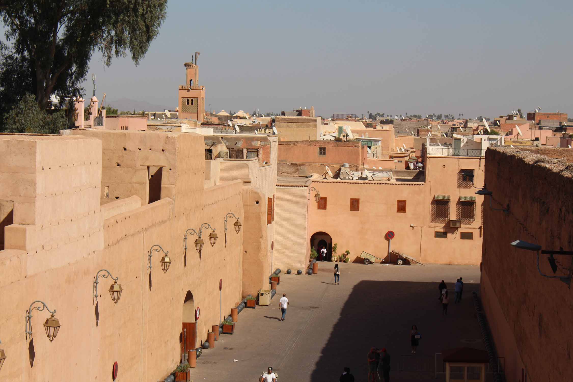 Marrakech, palais el Badi, vue