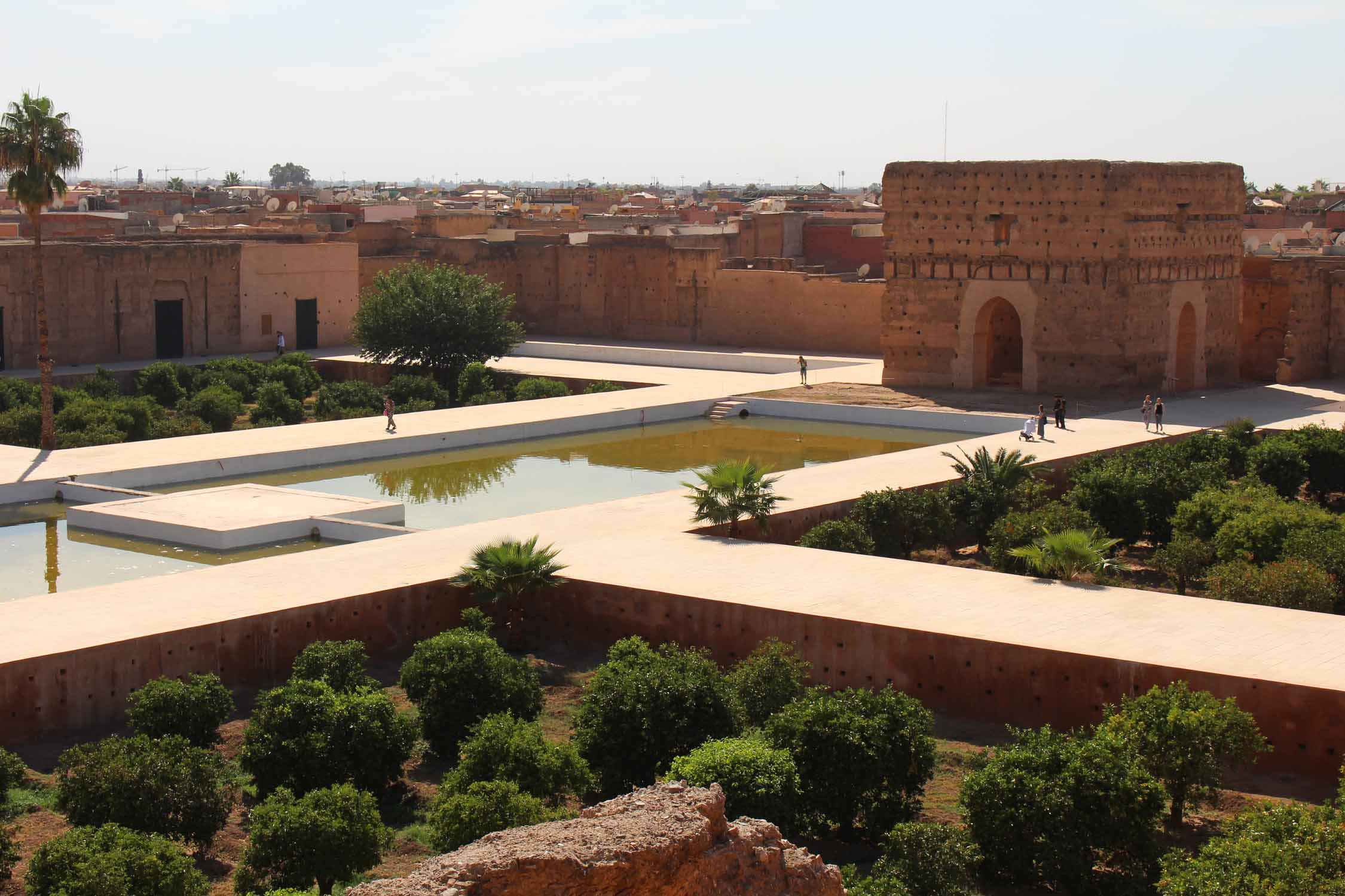Marrakech, bassins, el Badi