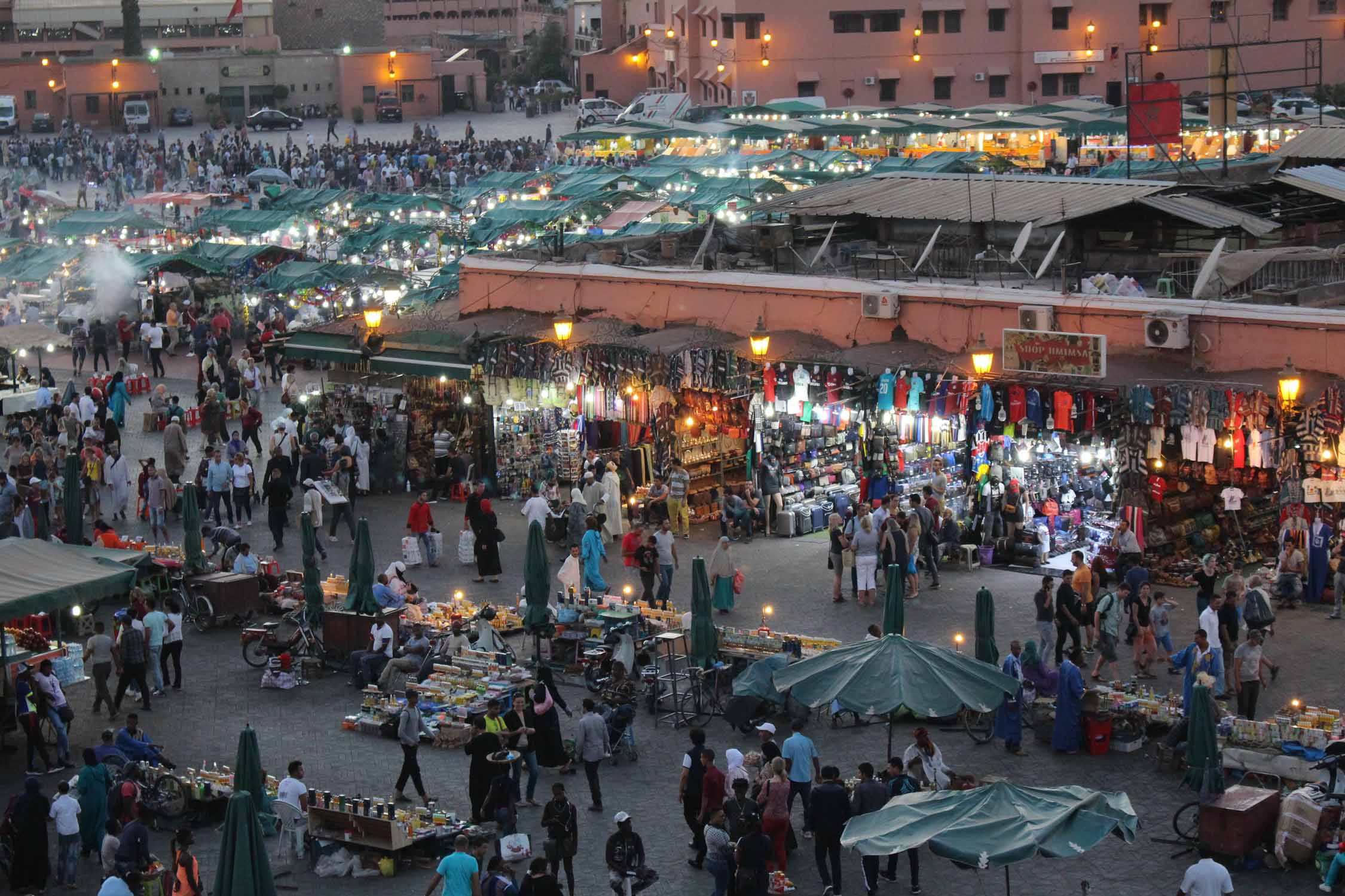 Maroc, place Jemaa el Fna