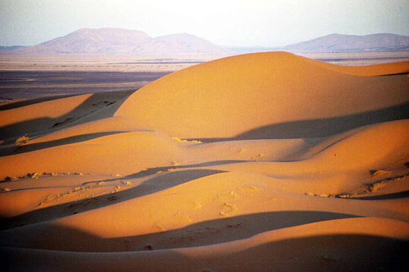 Maroc, dunes de Merzouga