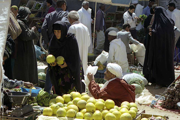 Jorf, marché, fruits