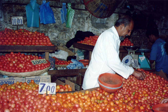 Port-Louis, île Maurice, tomates