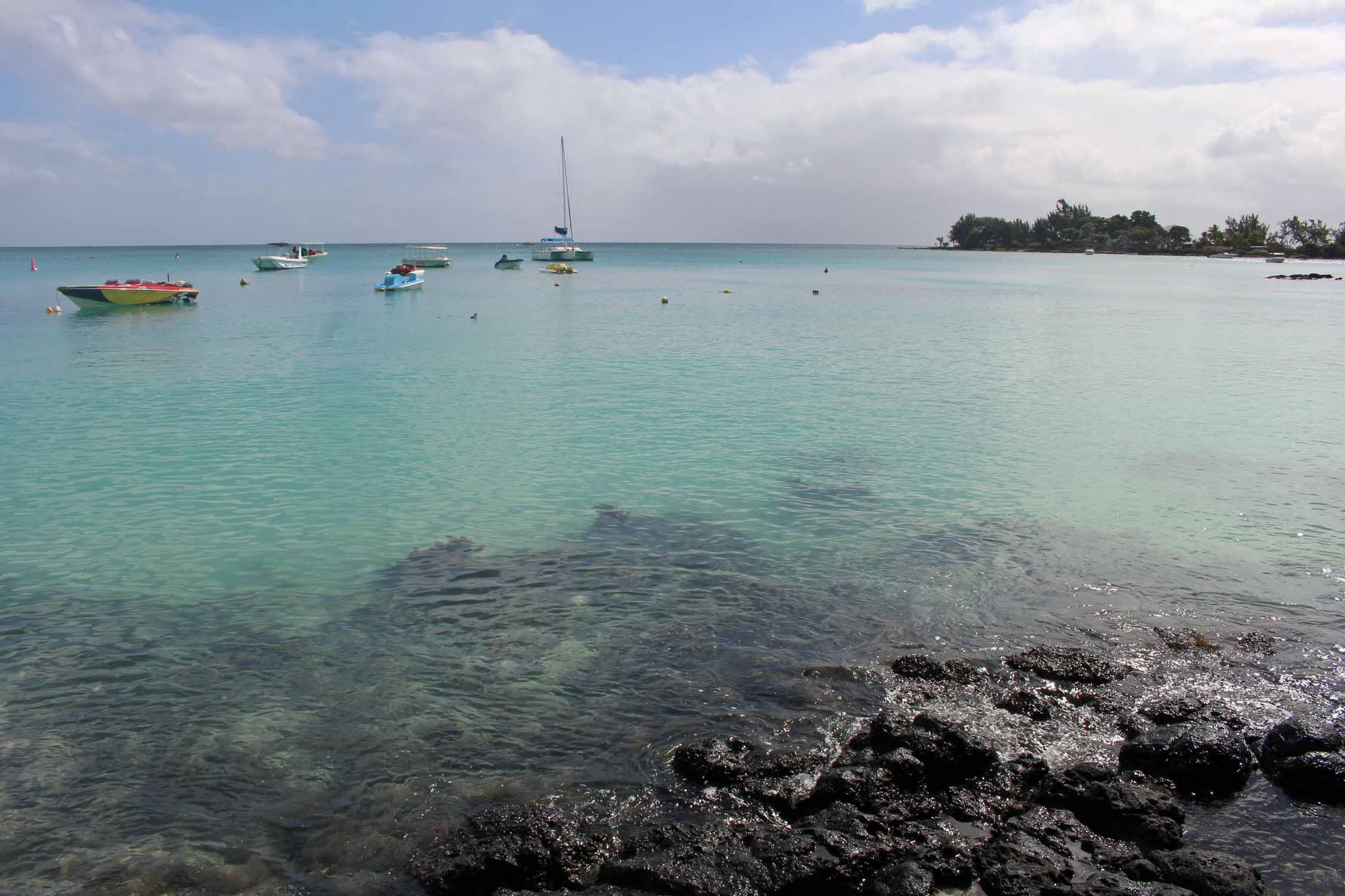 Grand-Baie, île Maurice, lagon