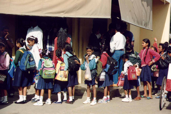 Grand-Baie, île Maurice, enfants