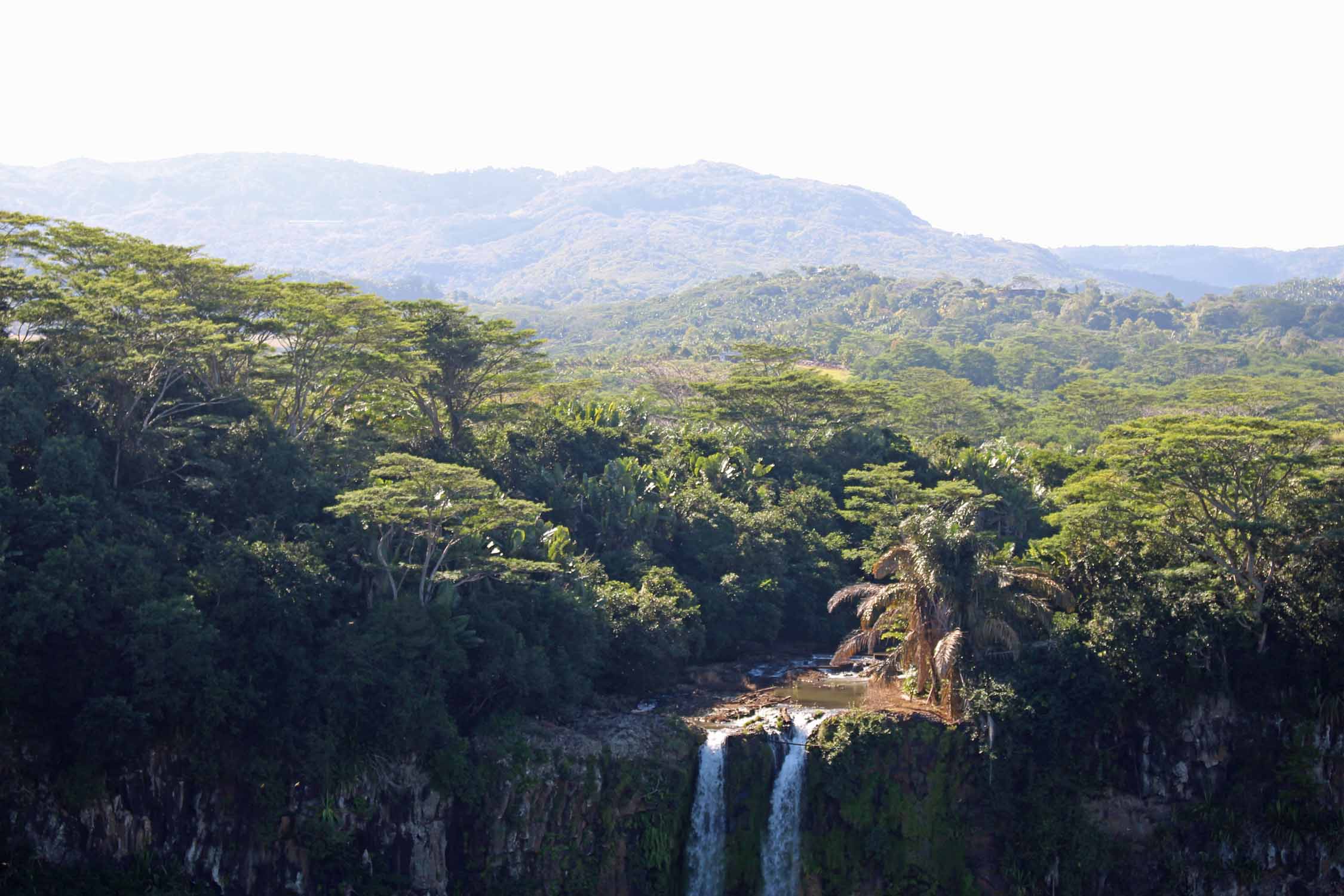 Ile Maurice, cascade de Chamarel, paysage