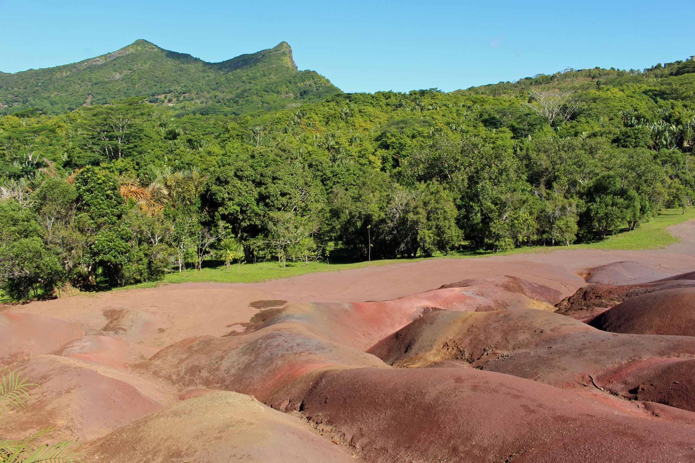 Ile Maurice, Chamarel, Terre des sept couleurs