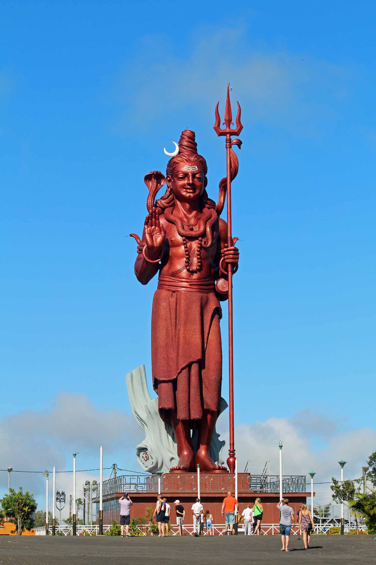 Ile Maurice, Grand Bassin, statue Shiva