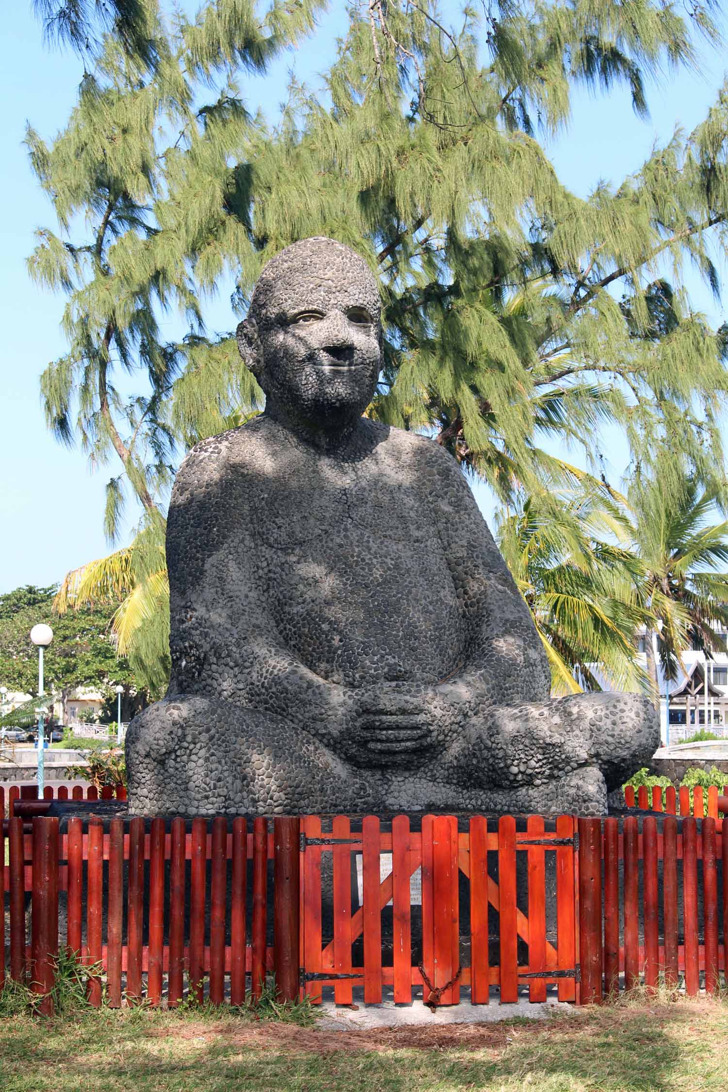 Ile Maurice, Mahébourg, statue de Bouddha