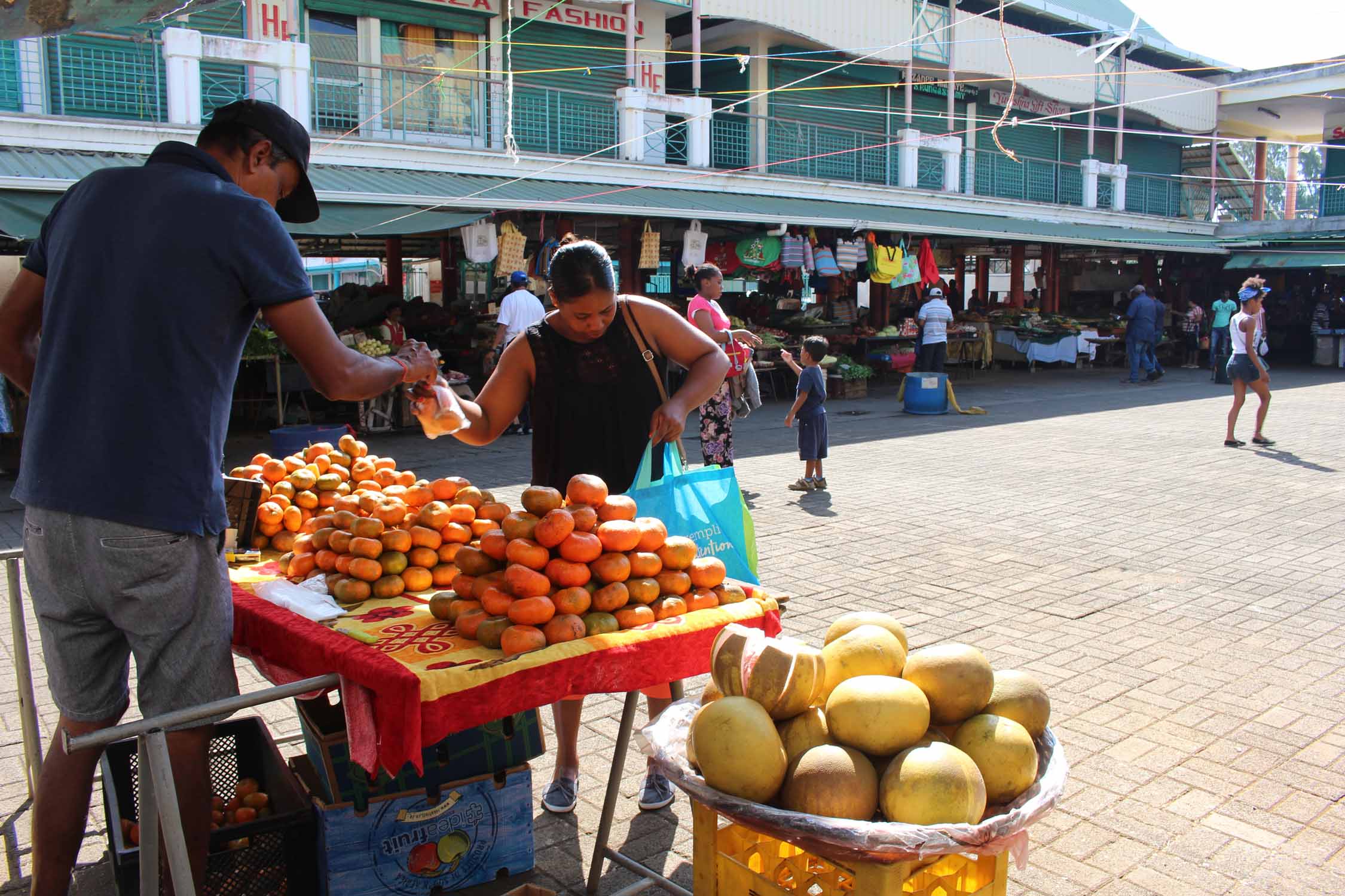 Ile Maurice, Mahébourg, marché