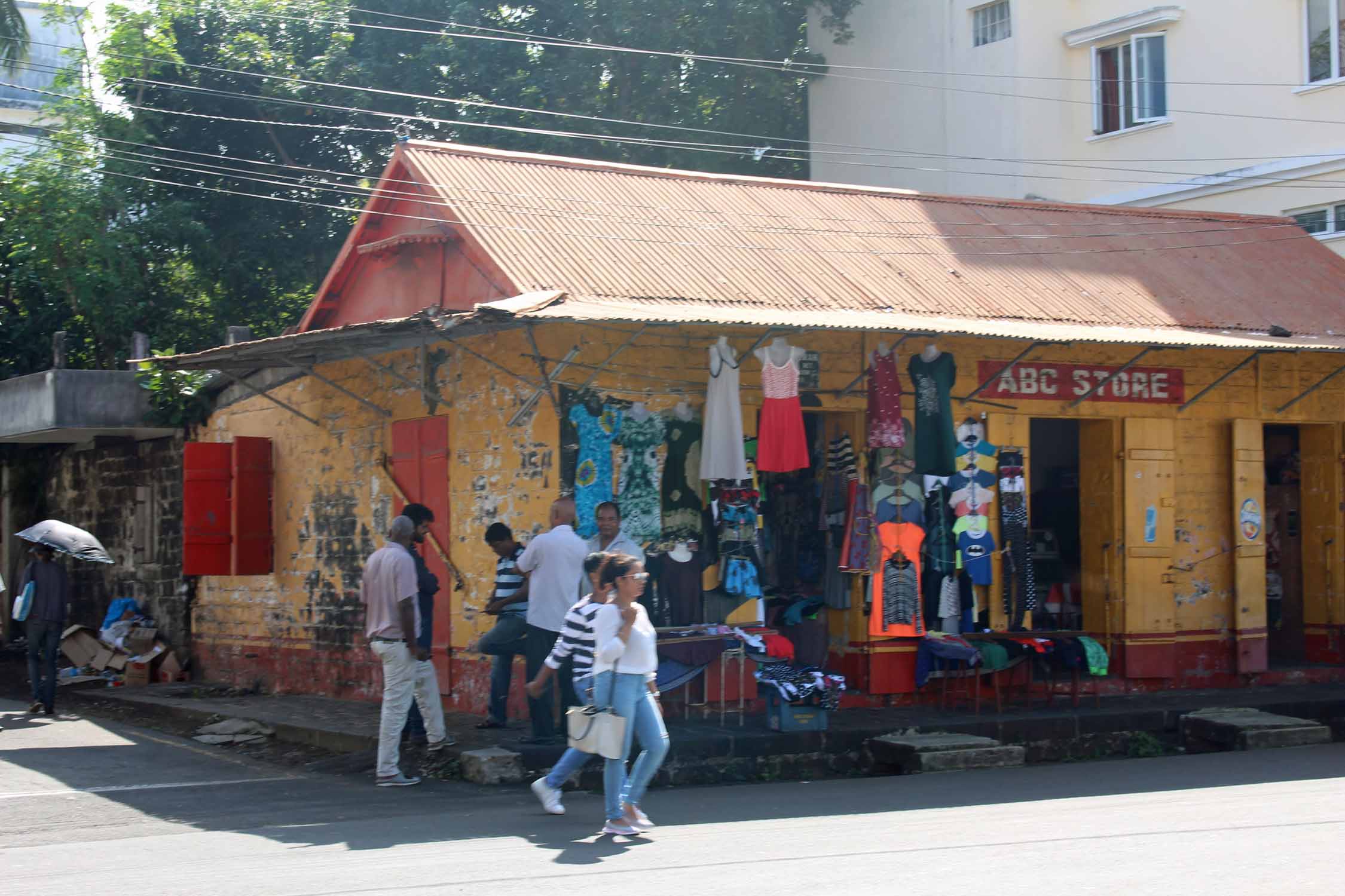 Ile Maurice, Mahébourg, boutique