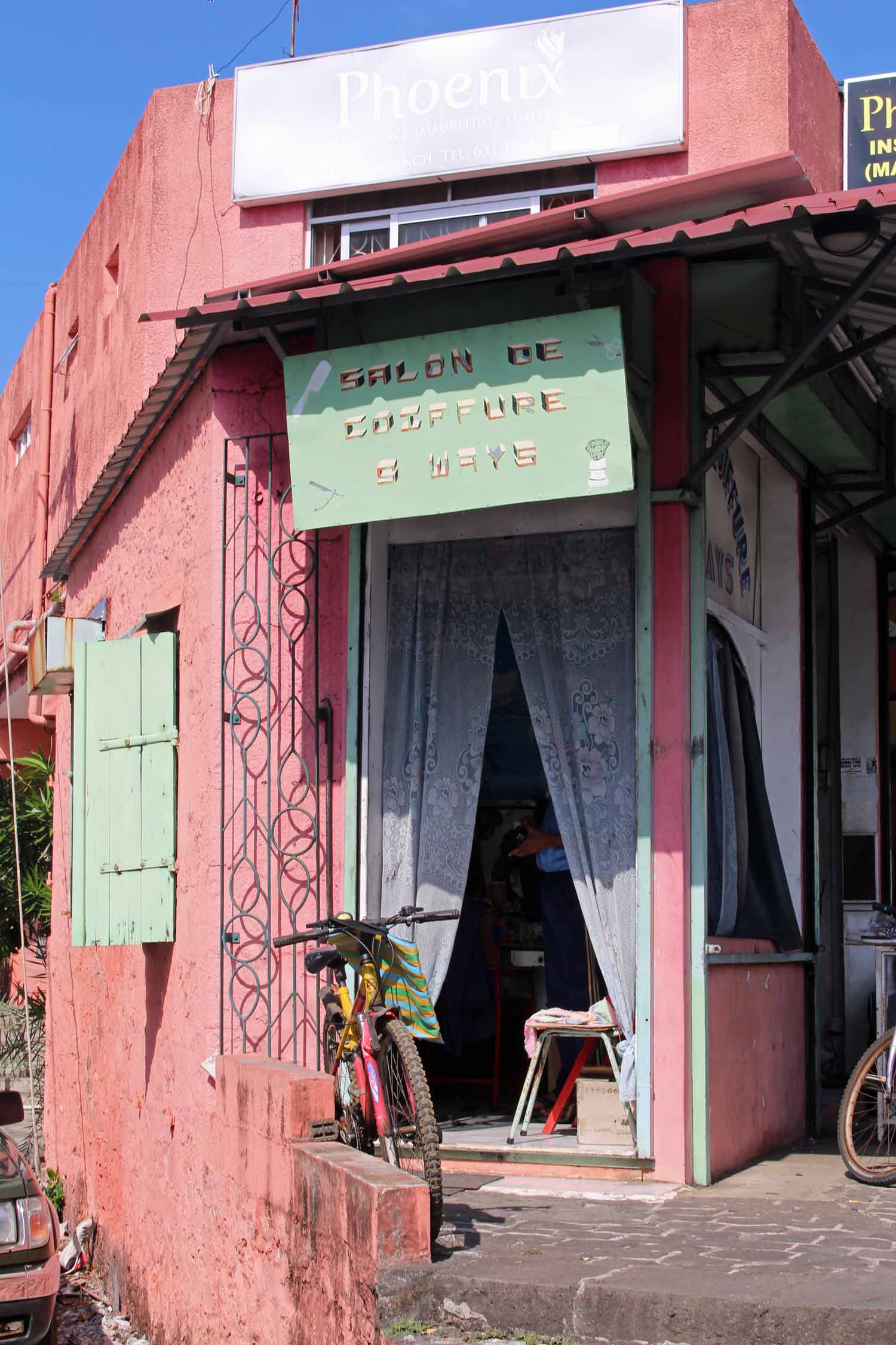 Ile Maurice, Mahébourg, coiffeur