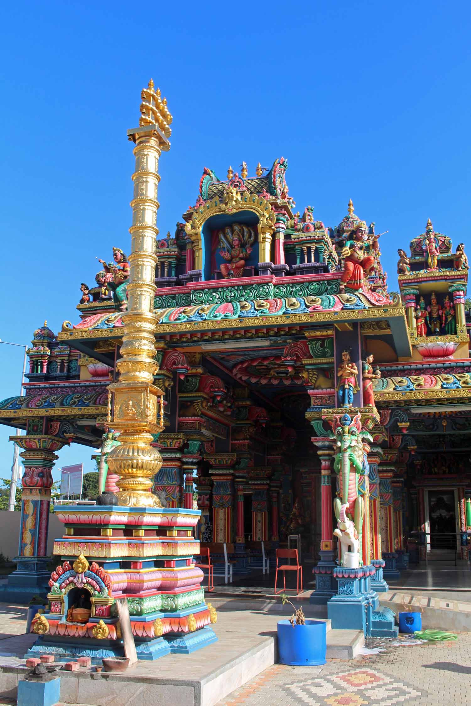 Ile Maurice, Port Louis, temple hindou Mariamman Kovil