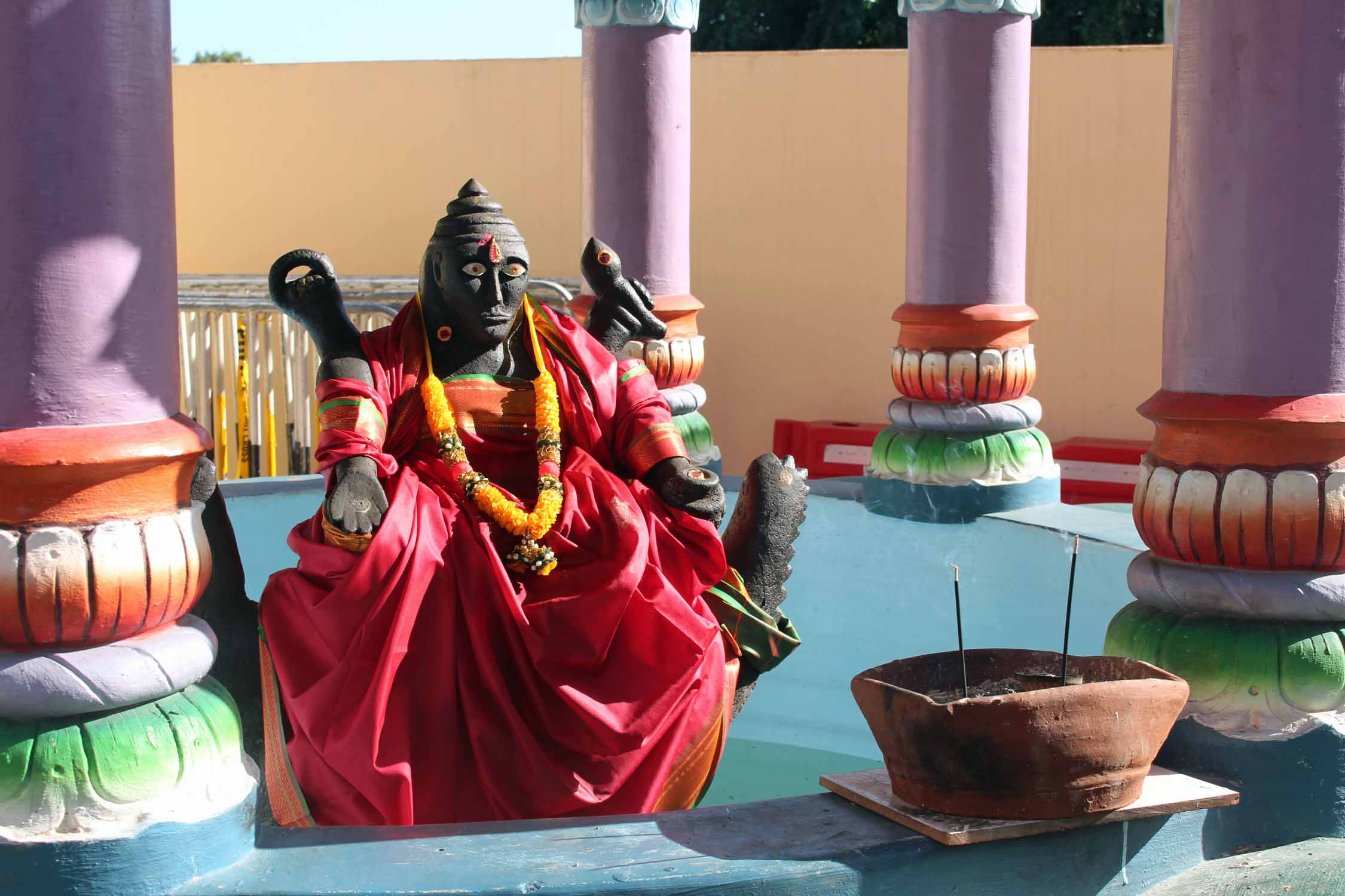 Ile Maurice, Port Louis, temple Mariamman Kovil, divinité