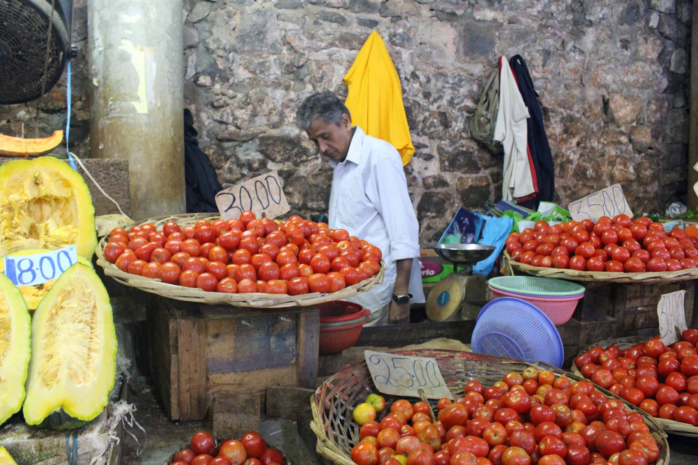 Port Louis, île Maurice, tomates