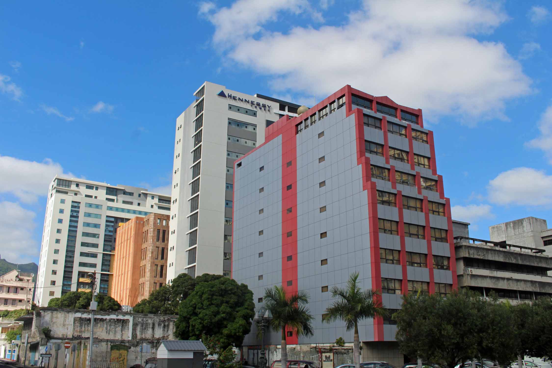 Ile Maurice, Port Louis, immeubles modernes