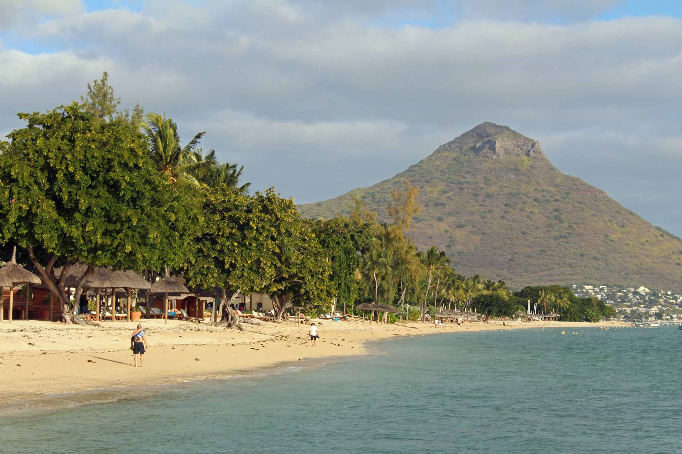 Ile Maurice, Flic en Flac, plage, mer turquoise