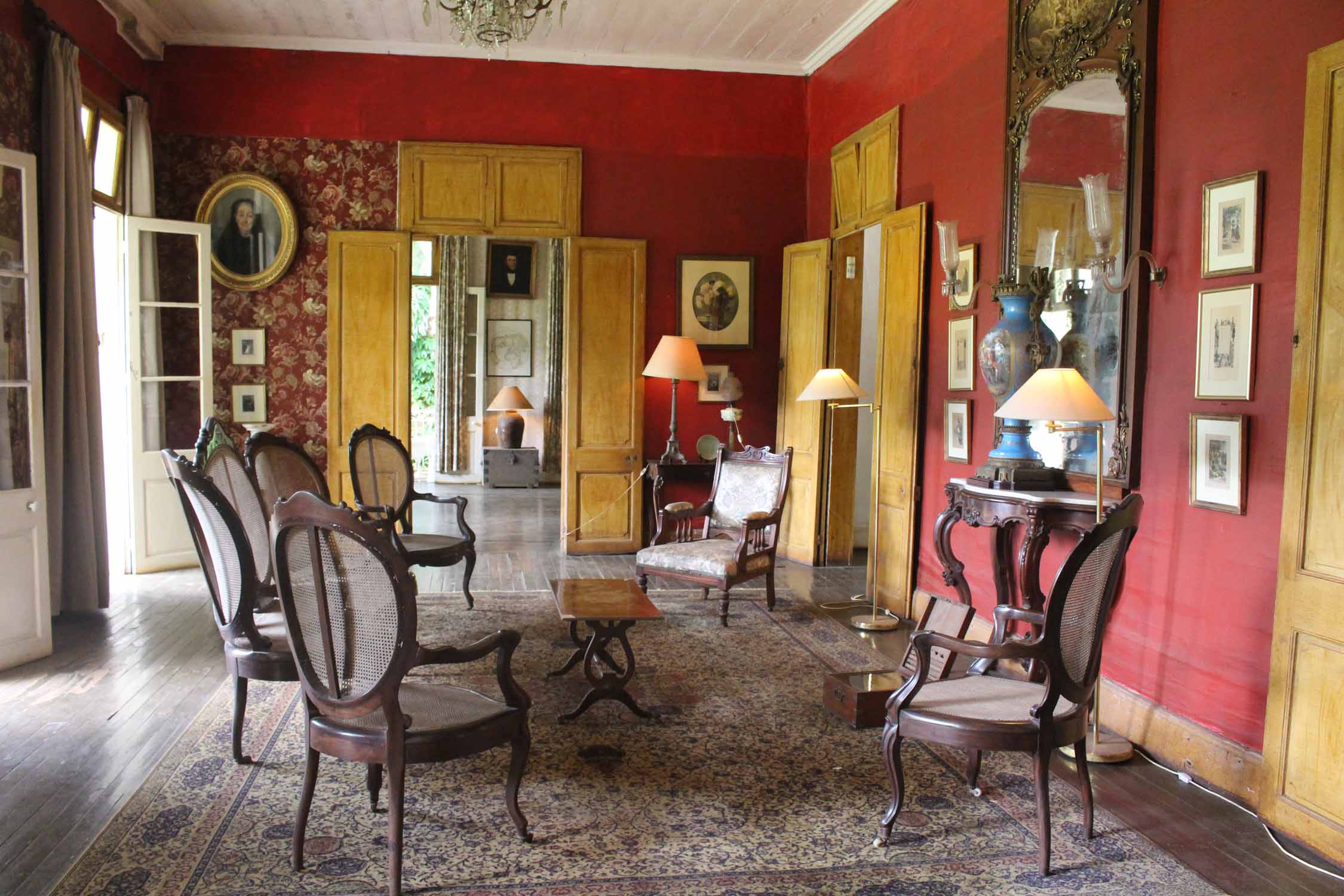 Ile Maurice, Eureka, maison coloniale, intérieur